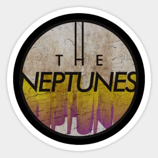 THE NEPTUNES - VINTAGE YELLOW CIRCLE Sticker